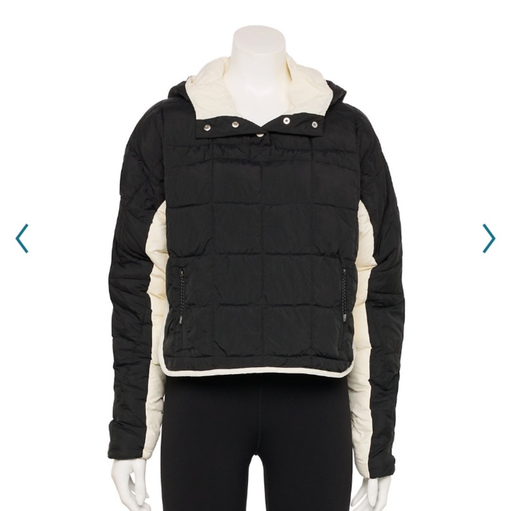 FLX pullover puffy jacket size medium NWT